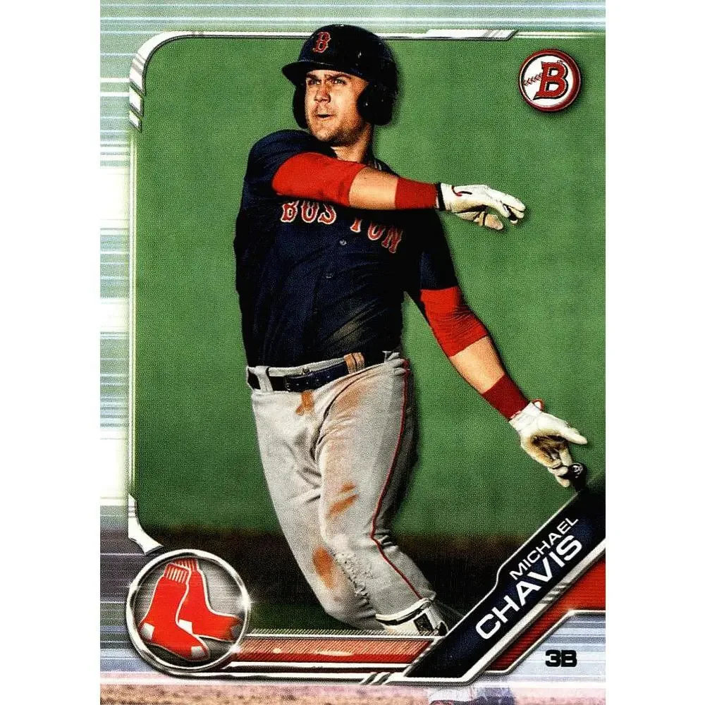 2019 Bowman Prospects Michael Chavis #BP-92 Boston Red Sox